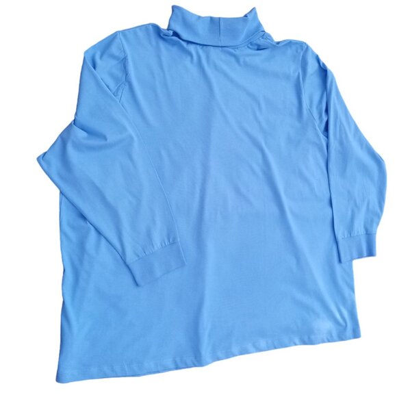 Woman Within turtleneck long sleeve knit top sz 4X NEW - Picture 7 of 10